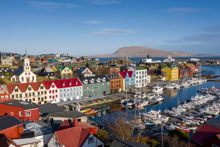 Tórshavn zu Fuß.